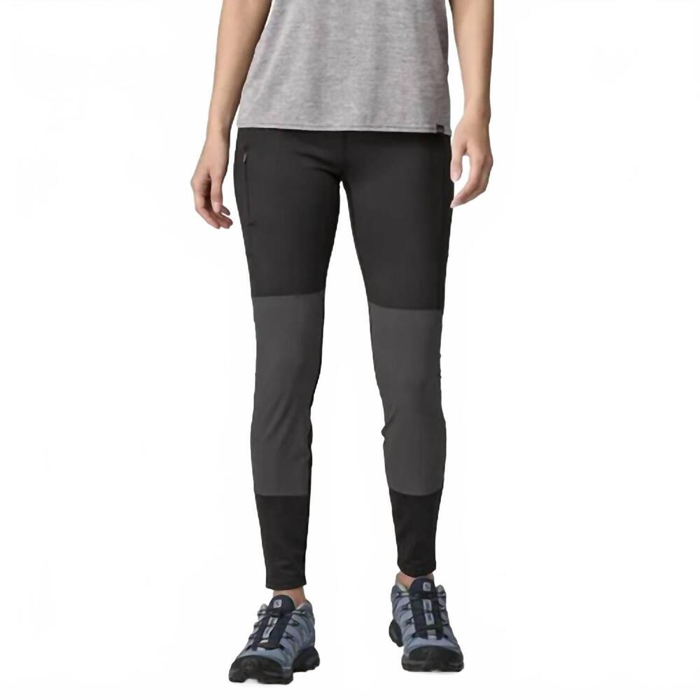 NEW PATAGONIA women's pack out hike tights bottom in black